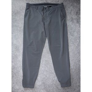 Primo Joggers Mens Size 38x30 REG Golf Pants Performance Stretch Ankle Zip Gray